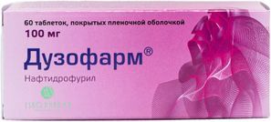 Дузофарм 100мг 60 шт. таблетки покрытые пленочной оболочкой Дузофарм 100мг 60 шт. таблетки покрытые пленочной оболочкой
