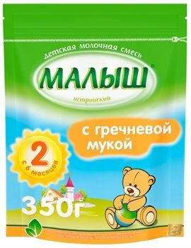 Нутриция Малыш Истринский смесь молочная с гречневой мукой 6+ 350г