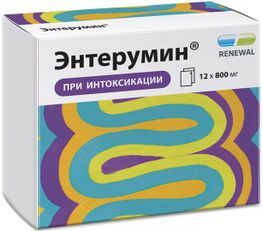 Энтерумин 800мг 12 шт. порошок для приготовления суспензии для приема внутрь Энтерумин 800мг 12 шт. порошок для приготовления суспензии для приема внутрь
