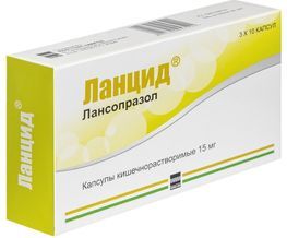 Ланцид 15мг 30 шт. капсулы кишечнорастворимые Ланцид 15мг 30 шт. капсулы кишечнорастворимые