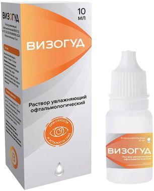 Визогуд раствор увлажняющий офтальмологический 10мл Визогуд раствор увлажняющий офтальмологический 10мл