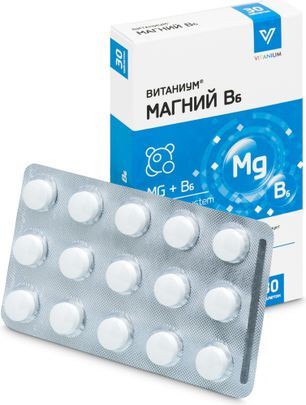 Витаниум Магний В6 таблетки 30 шт. Витаниум Магний В6 таблетки 30 шт.