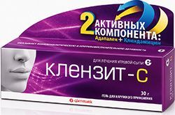 Клензит-с 30г гель для наружного применения Клензит-с 30г гель для наружного применения