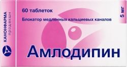 Амлодипин 5мг 60 шт. таблетки Амлодипин 5мг 60 шт. таблетки