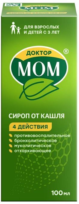 Доктор Мом 100мл сироп Юник Фармасьютикал Доктор Мом 100мл сироп Юник Фармасьютикал