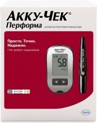 Акку-Чек Перформа глюкометр, набор Акку-Чек Перформа глюкометр, набор