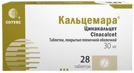 Кальцемара 30мг 28 шт. таблетки покрытые пленочной оболочкой