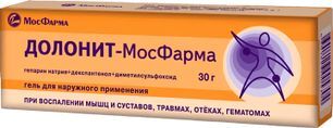 Долонит-Мосфарма 30г гель для наружного применения Мфф