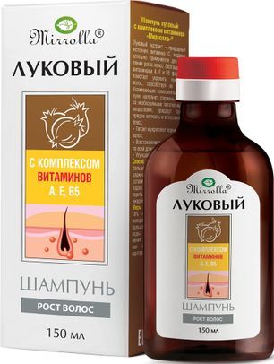 Мирролла шампунь луковый Комплекс витаминов 150мл Мирролла