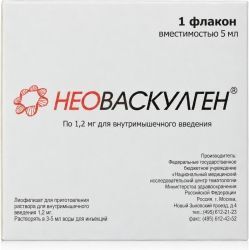 Неоваскулген 1,2мг 1 шт. лиофилизат для приготовления раствора для внутримышечного введения Неоваскулген 1,2мг 1 шт. лиофилизат для приготовления раствора для внутримышечного введения
