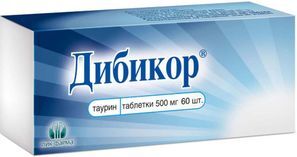 Дибикор 500мг 60 шт. таблетки Пик-фарма Дибикор 500мг 60 шт. таблетки Пик-фарма