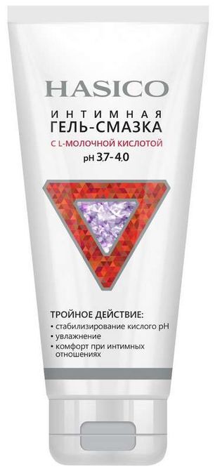 Хасико гель-смазка с L-Молочной кислотой Ph 3,7-4,0 100мл Лаборатория Эманси
