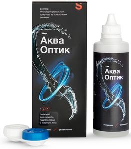 Акваоптик раствор многофункциональный для ухода за контактными линзами 120мл Акваоптик раствор многофункциональный для ухода за контактными линзами 120мл