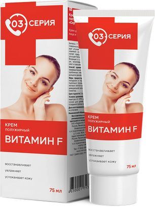 Серия 03 Витамин F крем полужирный 75мл Мирролла Серия 03 Витамин F крем полужирный 75мл Мирролла