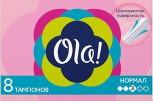 Ола Тампоны Нормал 8 шт. Олтекс Са Ао Ола Тампоны Нормал 8 шт. Олтекс Са Ао