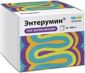 Энтерумин 800мг 30 шт. порошок для приготовления суспензии для приема внутрь Энтерумин 800мг 30 шт. порошок для приготовления суспензии для приема внутрь