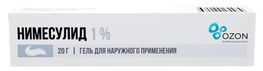 Нимесулид 1% 20г гель для наружного применения Озон
