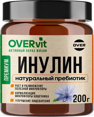 Овервит Инулин порошок 200г Овервит Инулин порошок 200г