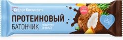 Сердце Континента батончик протеиновый Кокос-ананас в шоколадной глазури 40г