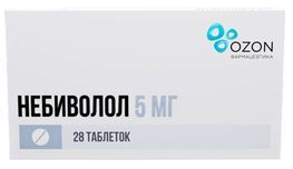Небиволол 5мг 28 шт. таблетки Небиволол 5мг 28 шт. таблетки