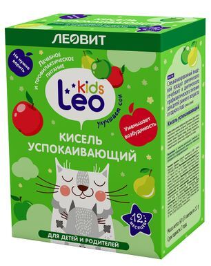 Леовит Лео Кидс кисель успокаивающий 12г 5 шт. Леовит Лео Кидс кисель успокаивающий 12г 5 шт.