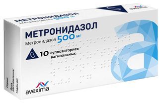 Метронидазол 500мг 10 Шт. Суппозитории Вагинальные Анжеро.