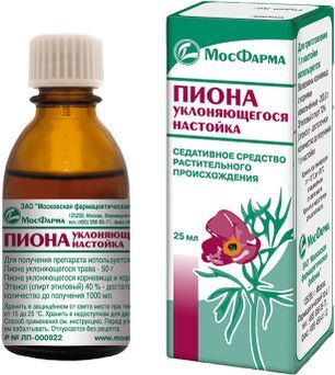 Пион 25мл настойка Мфф Пион 25мл настойка Мфф
