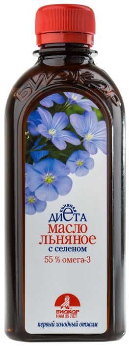 Масло льняное с селеном 500мл