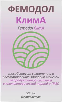 Фемодол клима таблетки массой 500мг 60 шт.