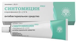 Синтомицин 10% 25г линимент Синтомицин 10% 25г линимент