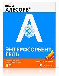 Алесорб энтеросорбент гель эрциг для приема внутрь апельсин 10г 20 шт. Алесорб энтеросорбент гель эрциг для приема внутрь апельсин 10г 20 шт.