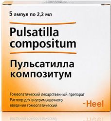 Пульсатилла композитум 2,2мл 5 шт. раствор для инъекций biologische heilmittel heel gmbh