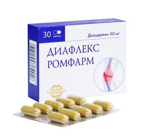 Диафлекс ромфарм 50мг 30 шт. капсулы к.о. Диафлекс ромфарм 50мг 30 шт. капсулы к.о.