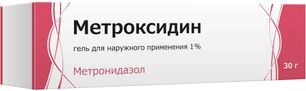 Метроксидин 1% 30г гель для наружного применения Метроксидин 1% 30г гель для наружного применения