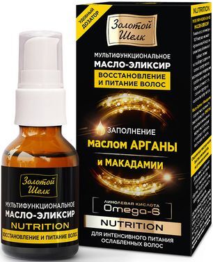 Золотой Шелк масло-эликсир Мультифункциональное Восстановление и питание Нутришн арт.6688 25мл Золотой Шелк масло-эликсир Мультифункциональное Восстановление и питание Нутришн арт.6688 25мл