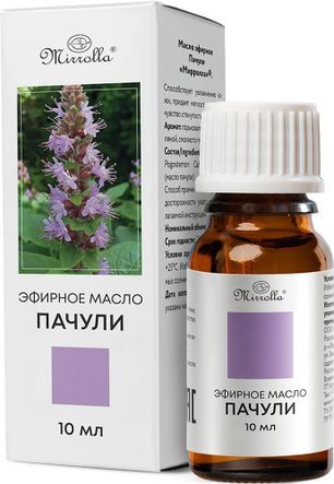 Мирролла масло эфирное пачули 10мл Мирролла масло эфирное пачули 10мл