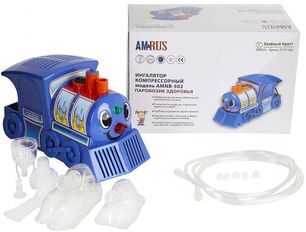 Амрус ингалятор компрессорный amnb-502 для детей паровозик здоровья Амрус ингалятор компрессорный amnb-502 для детей паровозик здоровья