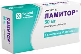 Ламитор 50мг 30 шт. таблетки Ламитор 50мг 30 шт. таблетки
