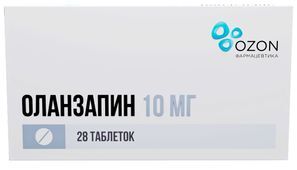 Оланзапин 10мг 28 шт. таблетки диспергируемые в полости рта Оланзапин 10мг 28 шт. таблетки диспергируемые в полости рта
