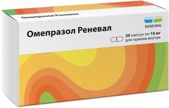 Омепразол Реневал 10мг 30 шт. капсулы кишечнорастворимые Обновление Пфк Омепразол Реневал 10мг 30 шт. капсулы кишечнорастворимые Обновление Пфк