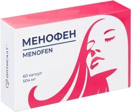 Менофен капсулы массой 504мг 60 шт. Менофен капсулы массой 504мг 60 шт.