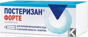 Постеризан Форте 25г мазь для ректального и наружного применения Др. Каде Фармацевтическая Фабрика ГмбХ Постеризан Форте 25г мазь для ректального и наружного применения Др. Каде Фармацевтическая Фабрика ГмбХ