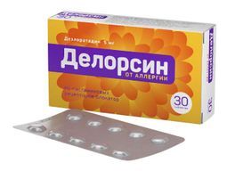 Делорсин 5мг 30 шт. таблетки Санека фармасьютикалс