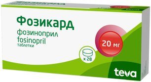 Фозикард 20мг 28 шт. таблетки