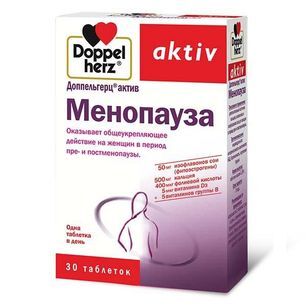Доппельгерц Актив Менопауза таблетки 30 шт. Queisser Pharma GmbH & Co. Доппельгерц Актив Менопауза таблетки 30 шт. Queisser Pharma GmbH & Co.