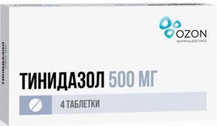 Тинидазол 500мг 4 шт. таблетки