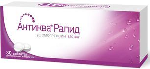 Антиква Рапид 120мкг 30 шт. таблетки диспергируемые в полости рта Антиква Рапид 120мкг 30 шт. таблетки диспергируемые в полости рта