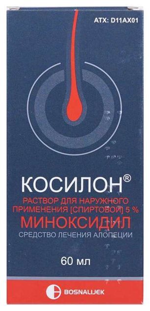 Косилон 5% 60мл раствор для наружного применения Босналек Косилон 5% 60мл раствор для наружного применения Босналек