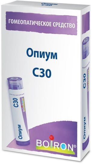 Опиум С30 4г гранулы гомеопатические