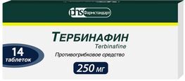 Тербинафин 250мг 14 шт. таблетки